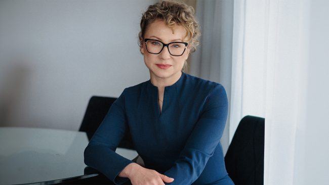 Joanna Poznańska w kancelarii